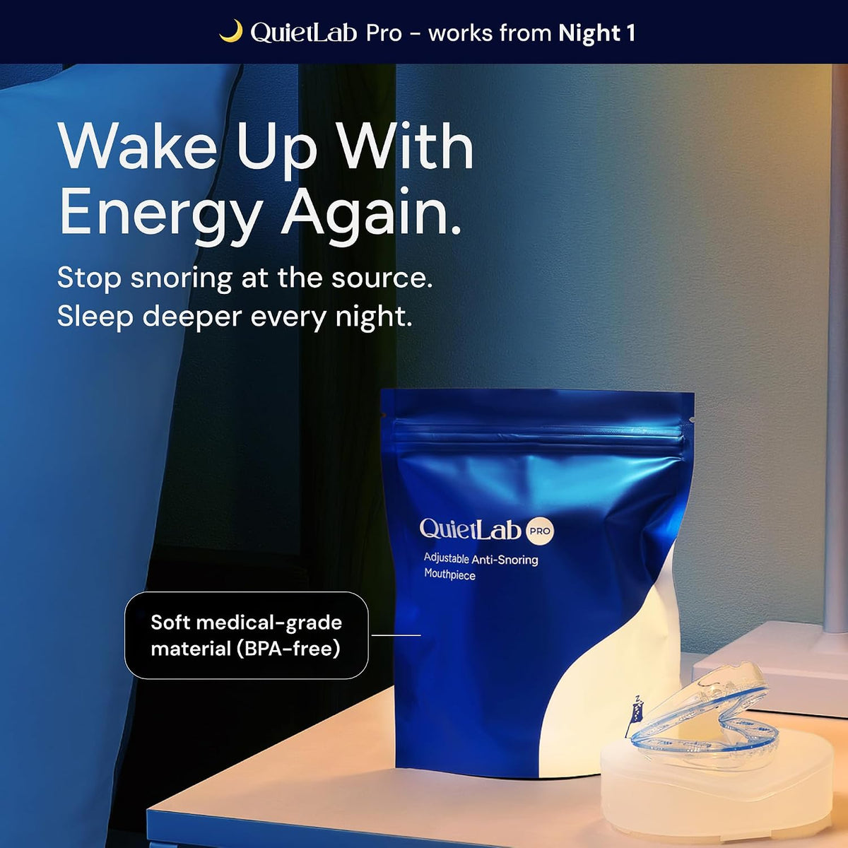 QuietLab Pro@ Anti-Snoring Mouthpiece